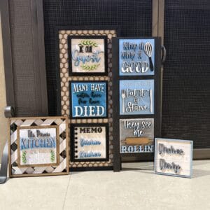 Kitchen Everyday Interchangeable Squares Set of 8