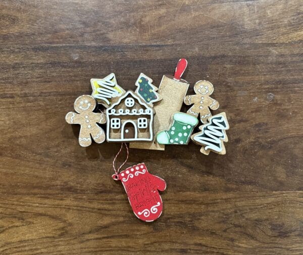 Gingerbread Cookies For Flower Basket Interchangeable Weave Basket - Image 4