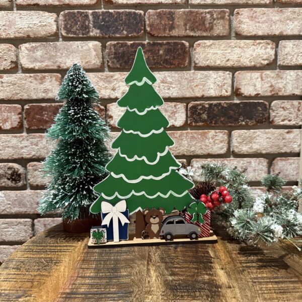 Standing Christmas Tree Shelf Sitter