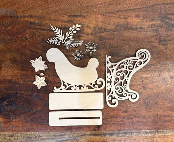 Santa Sleigh Shelf Sitter - Image 4