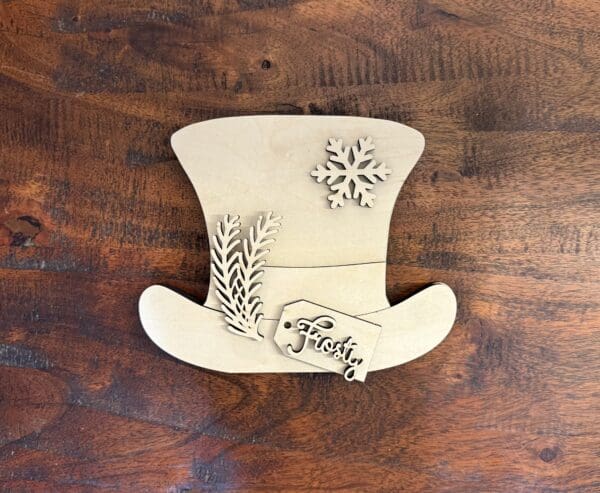 Frosty Snowman Hat Shelf Sitter - Image 3