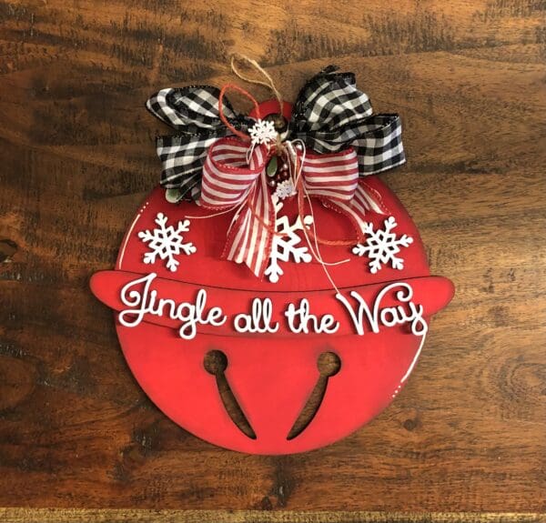 Jingle Bell Christmas Door Hanger - Image 5