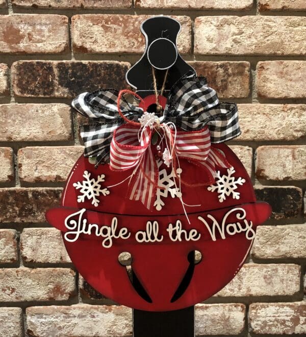 Jingle Bell Christmas Door Hanger