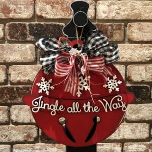 Jingle Bell Christmas Door Hanger