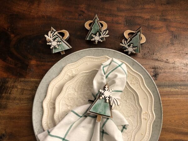 Holiday Napkin Holder Rings - Set of 4