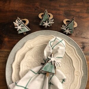 Holiday Napkin Holder Rings - Set of 4