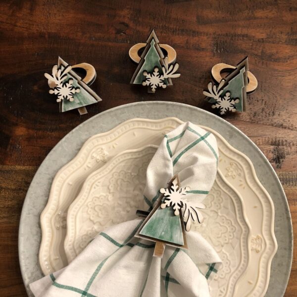 Holiday Napkin Holder Rings - Set of 4