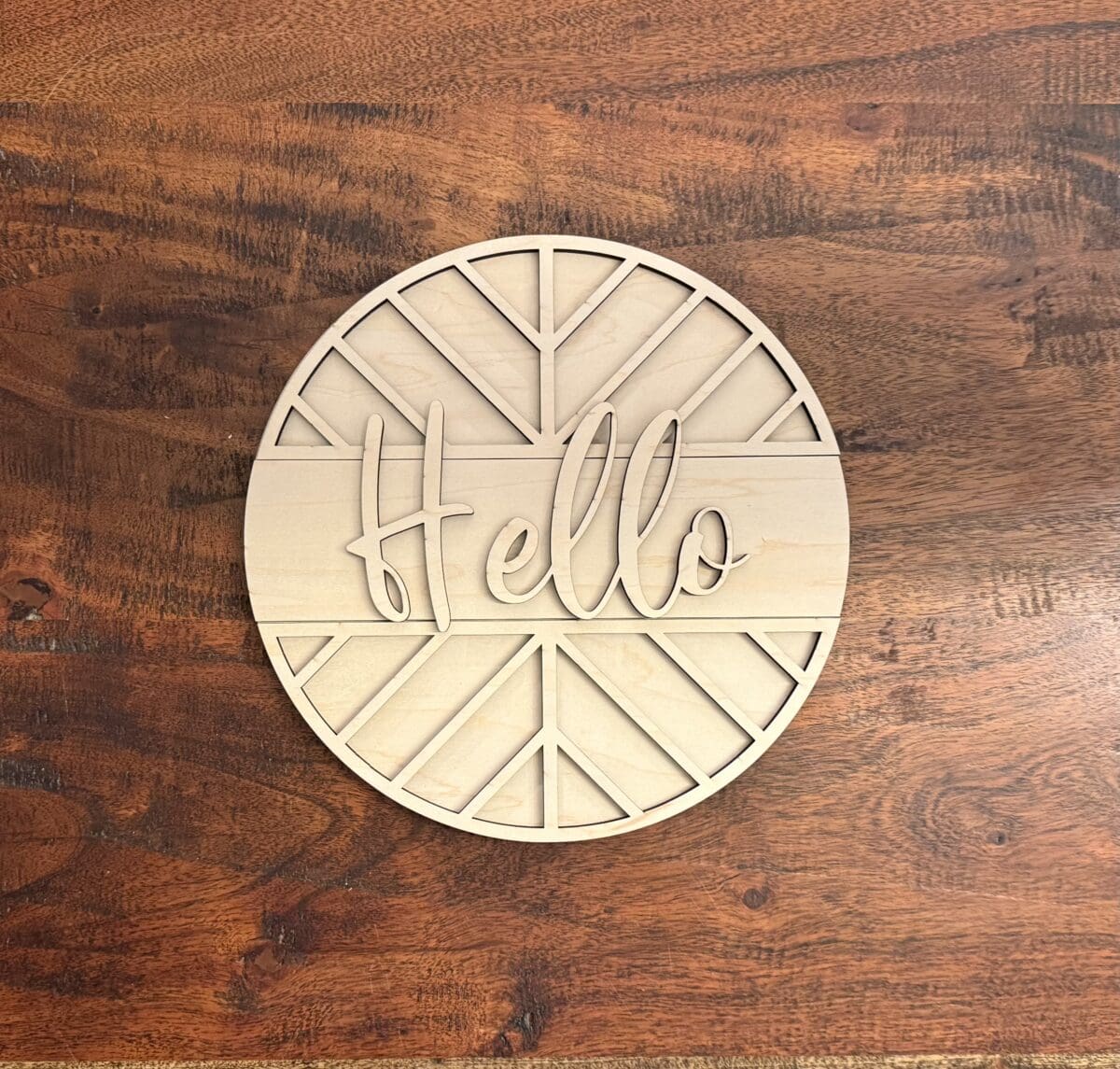 Welcome Hello Custom Door Hanger - Image 12