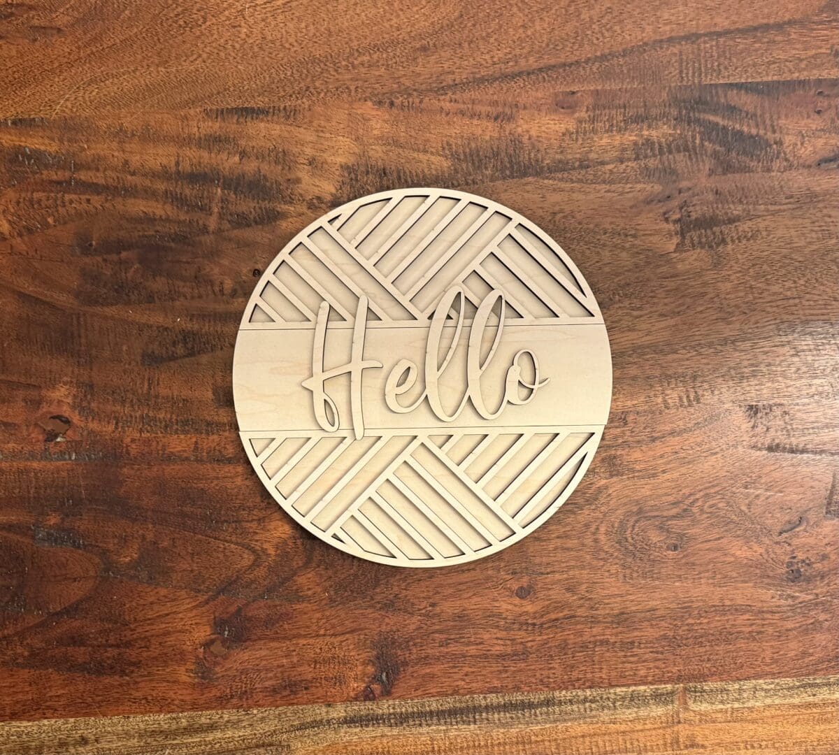 Welcome Hello Custom Door Hanger - Image 11