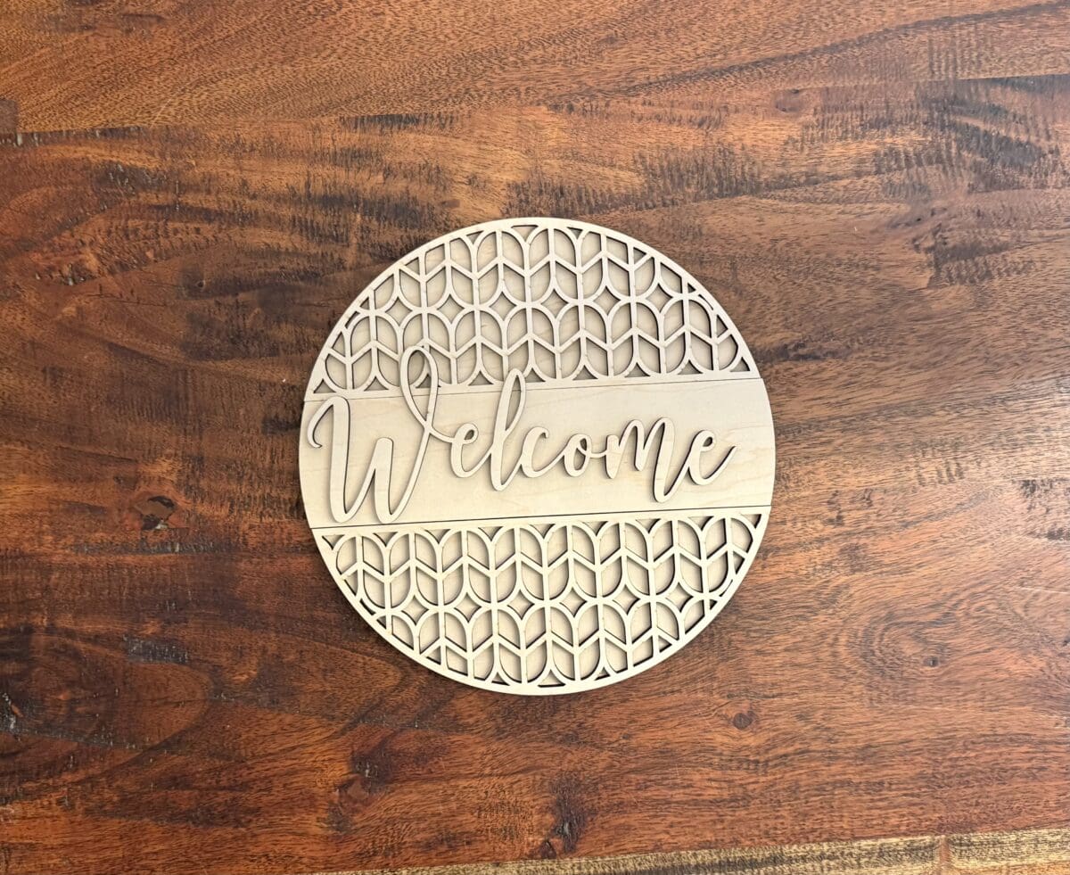 Welcome Hello Custom Door Hanger - Image 10