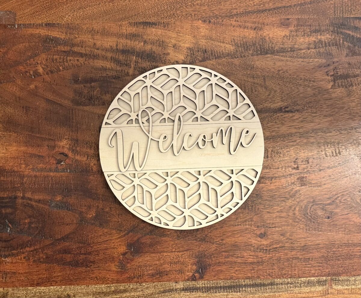 Welcome Hello Custom Door Hanger - Image 9