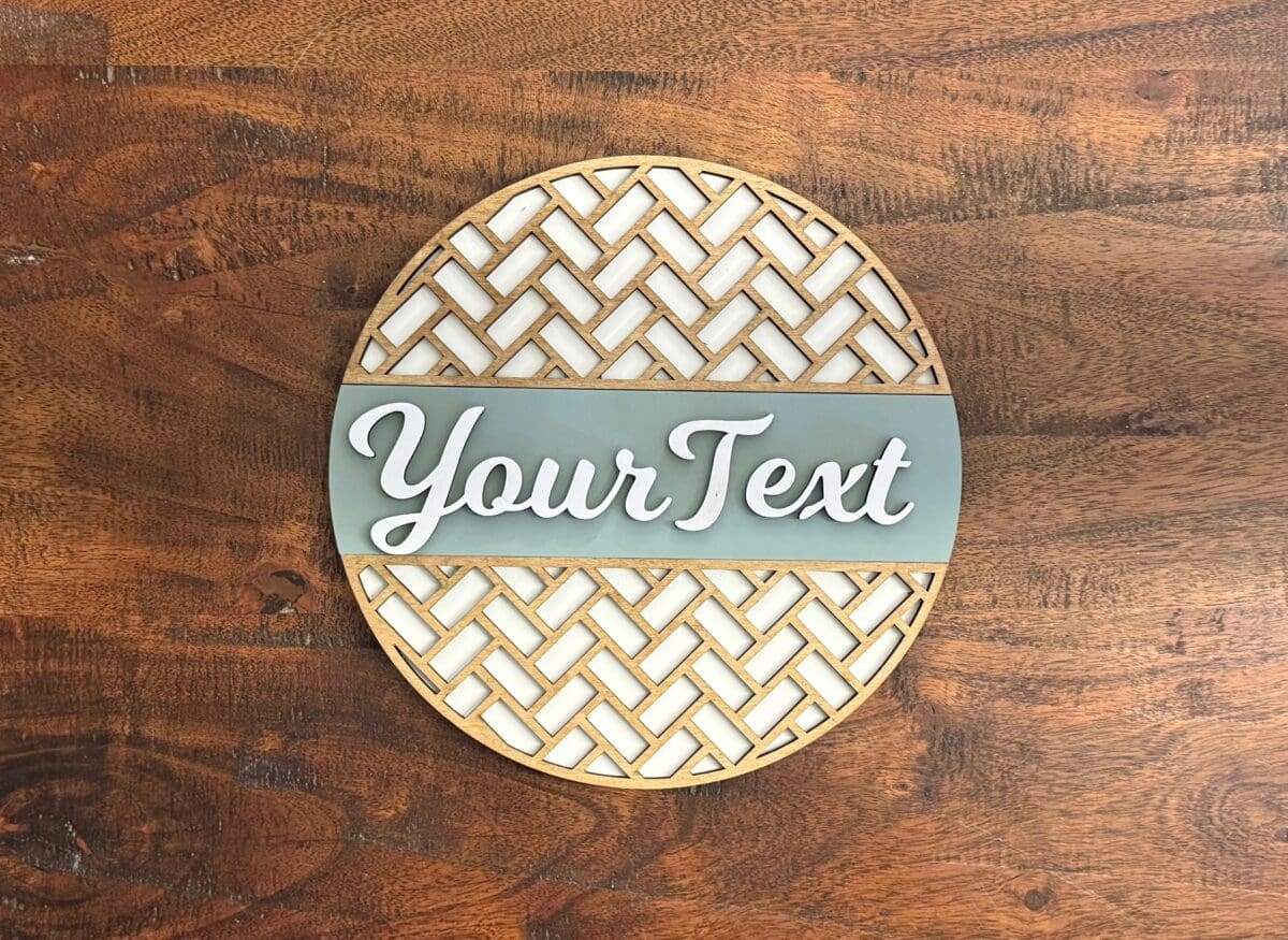 Welcome Hello Custom Door Hanger - Image 7