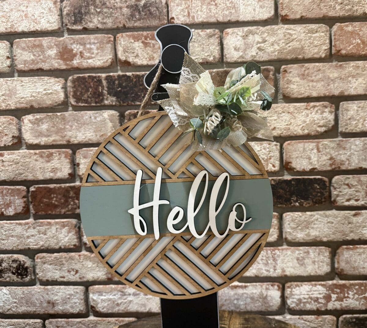 Welcome Hello Custom Door Hanger - Image 3