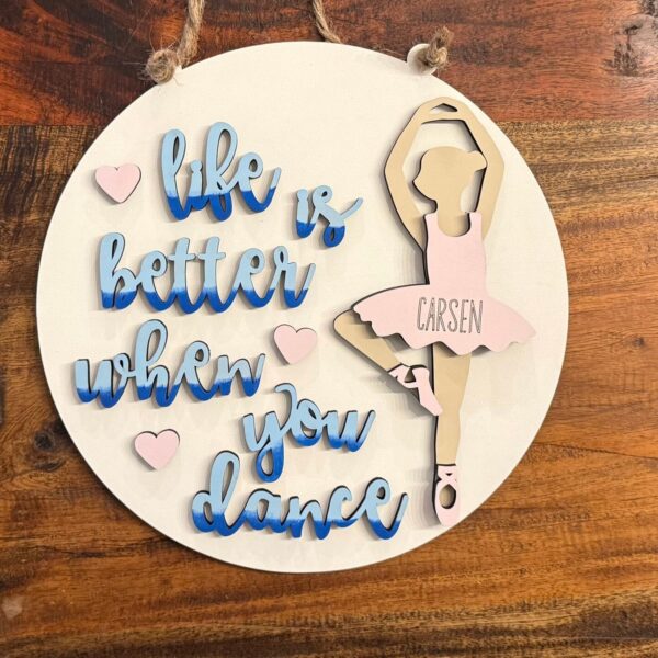 Ballet Dance Door Hanger