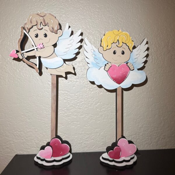Cupids Standing Valentine Shelf Sitter