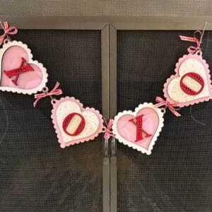 XOXO Valentine Banner