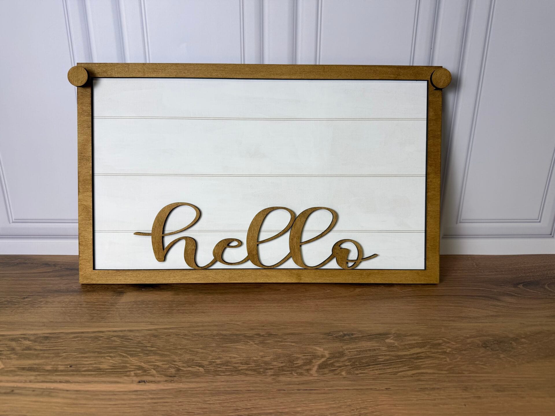 Banner Welcome Hello Sign