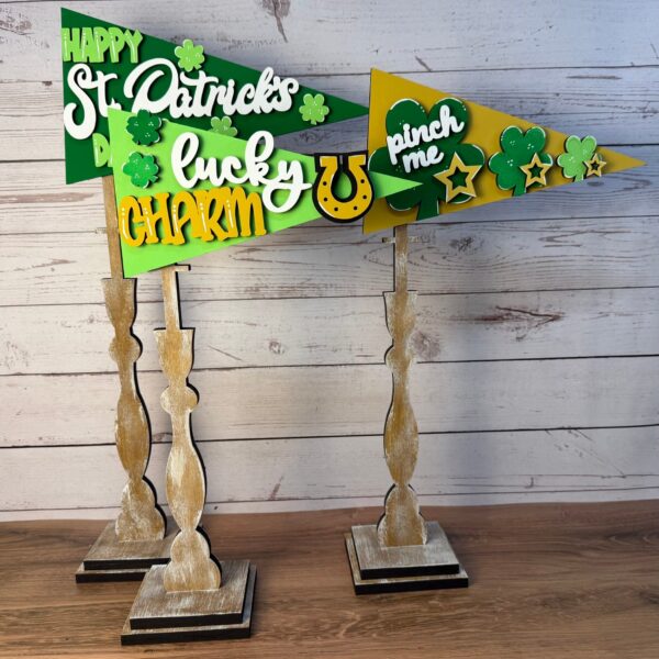 St Pattys Pennant Interchangeable 3 Piece Set