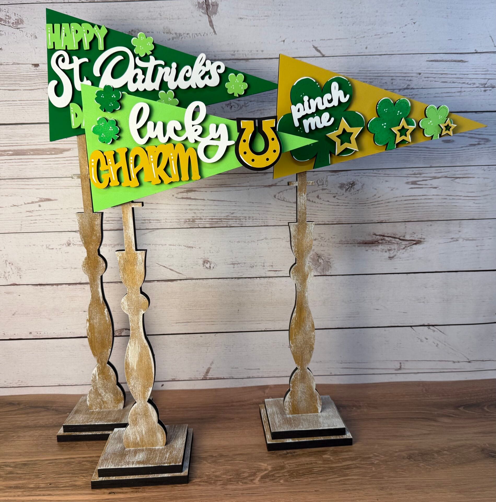 St Pattys Pennant Interchangeable 3 Piece Set