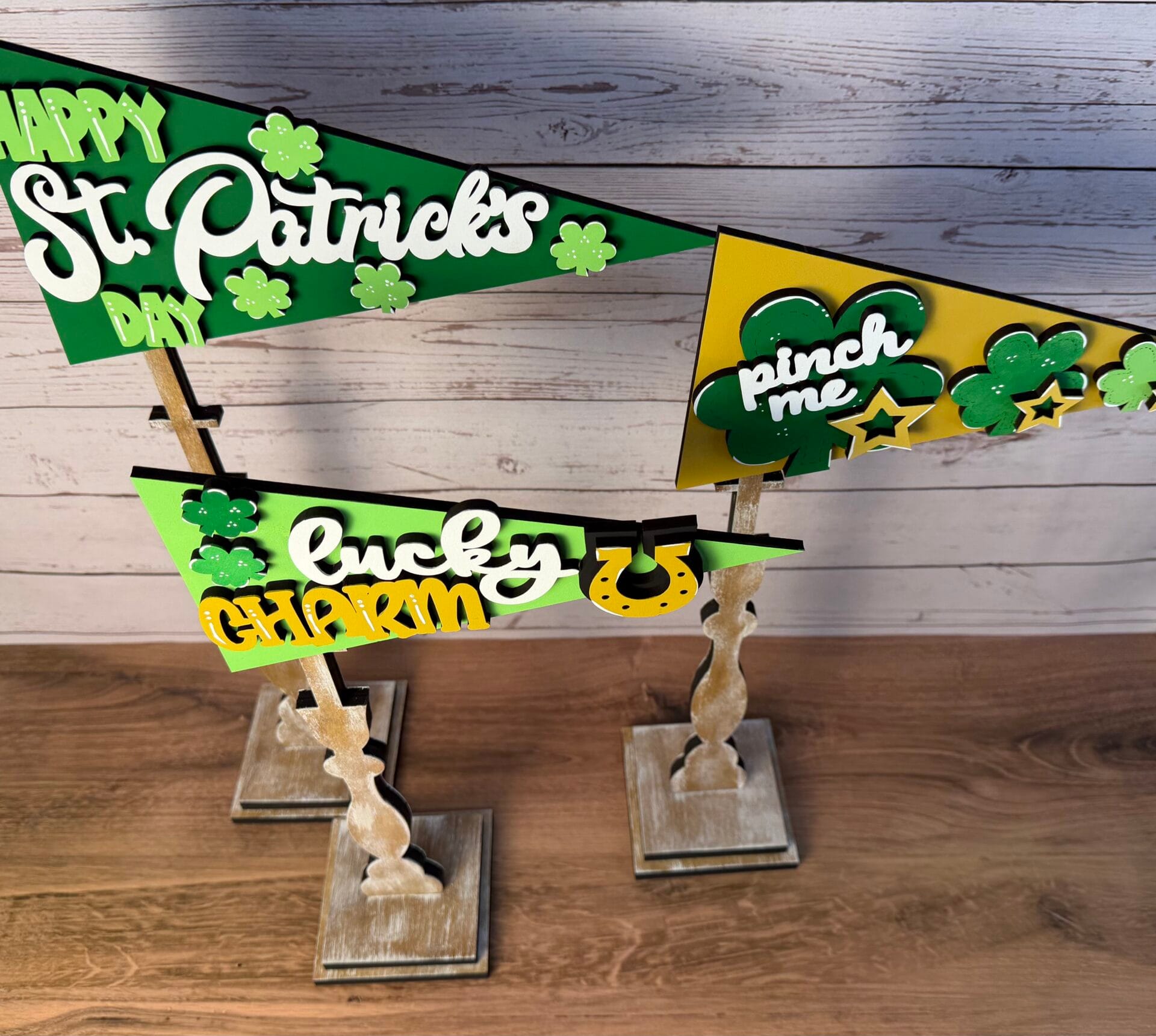 St Pattys Pennant Interchangeable 3 Piece Set - Image 7