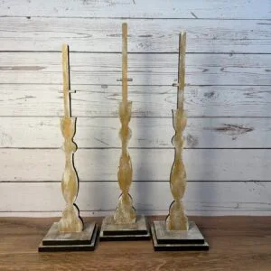 Pennant Stands Interchangeable Set of 3