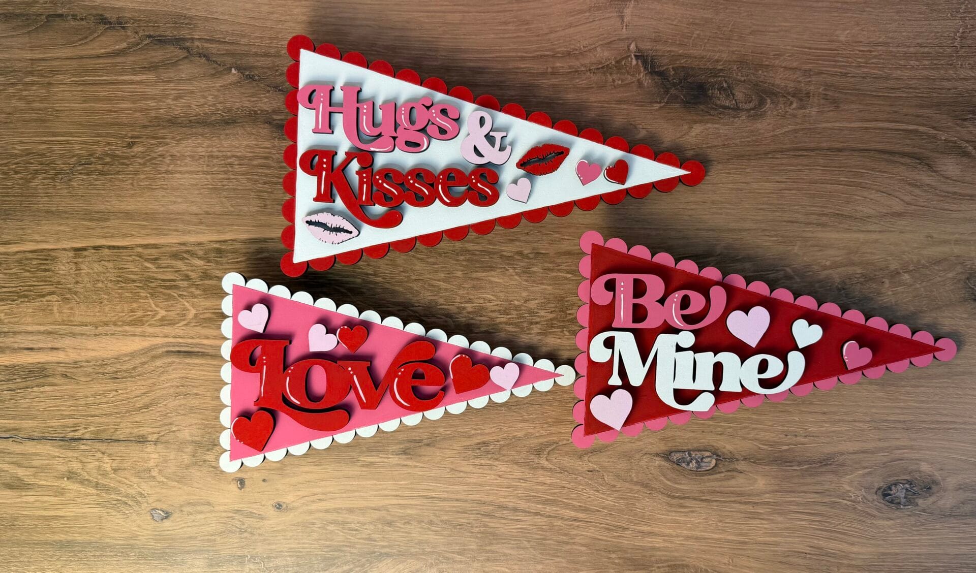 Valentine Pennant Interchangeable 3 Piece Set - Image 4
