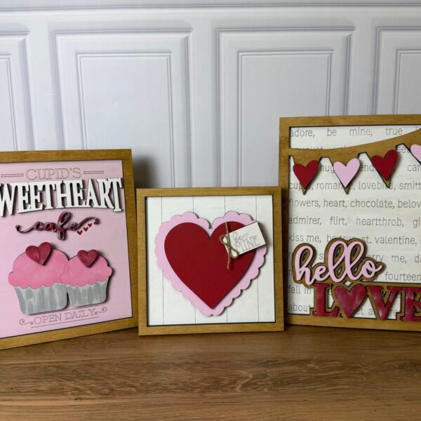 Valentine Framed Trio