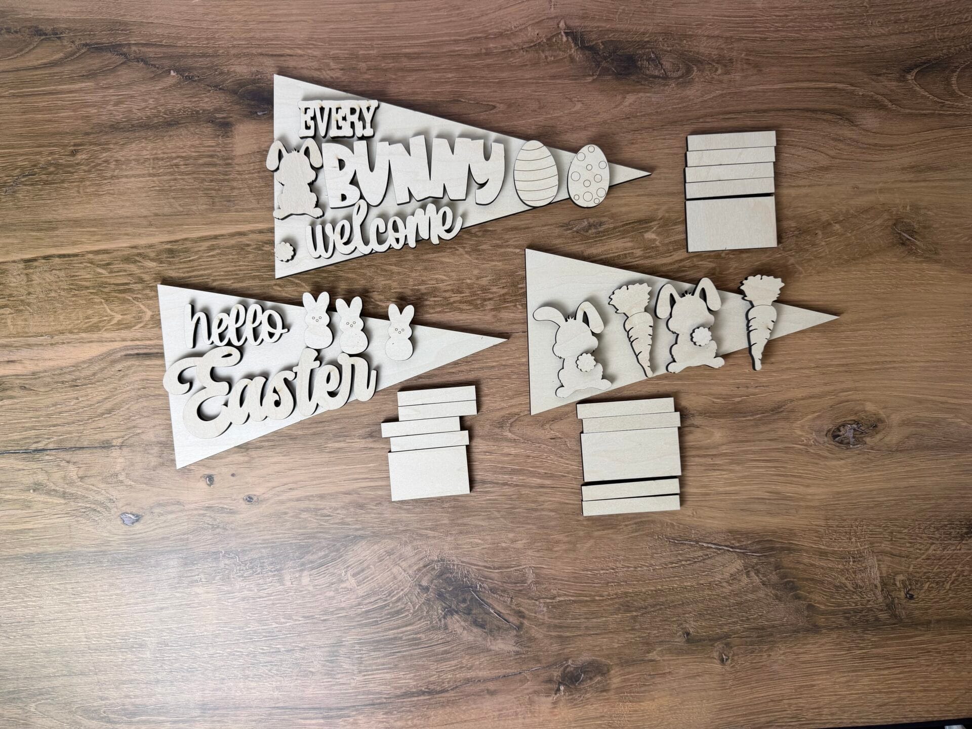 Easter Pennant Interchangeable 3 Piece Set - Image 2