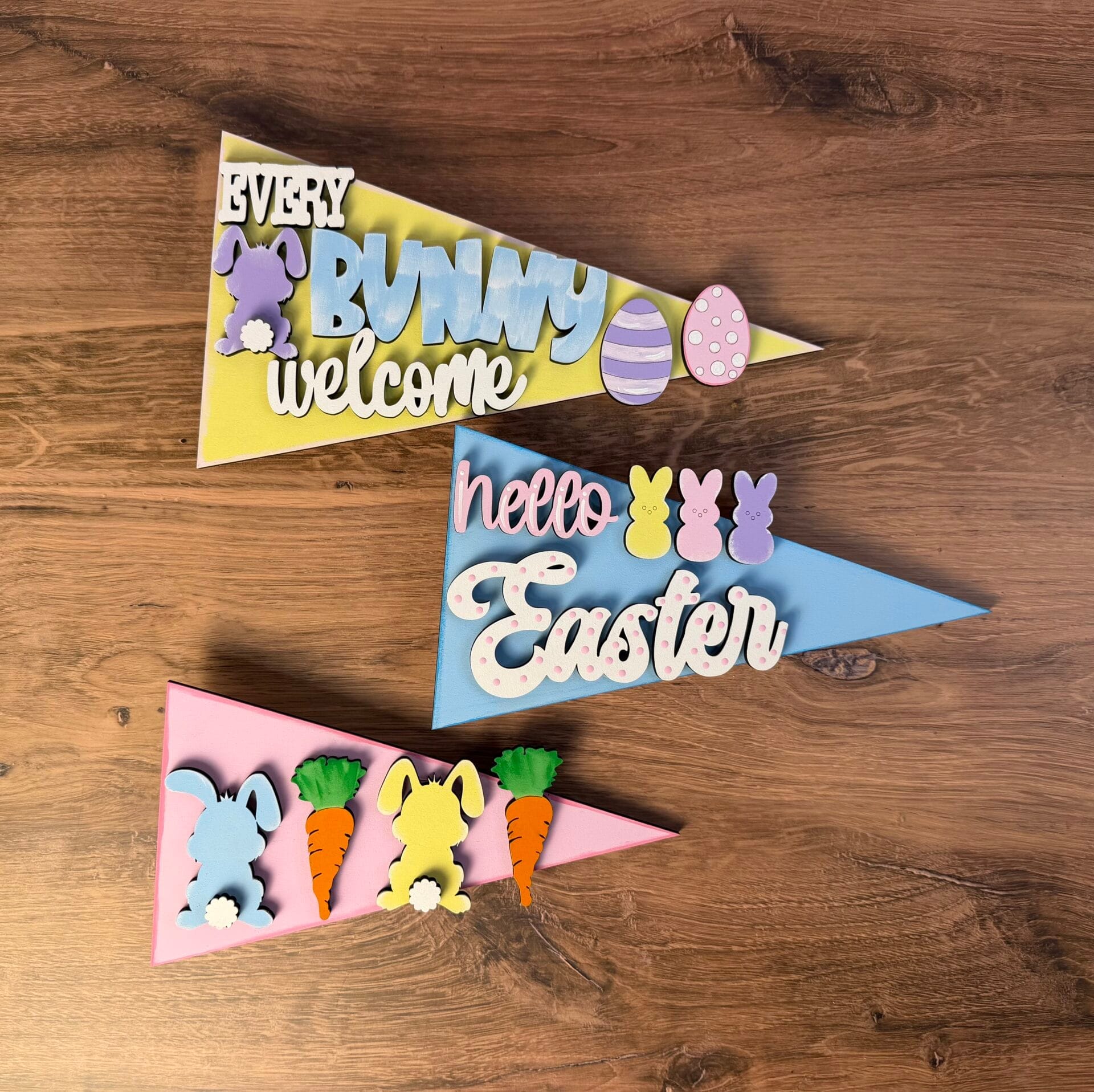 Easter Pennant Interchangeable 3 Piece Set - Image 3