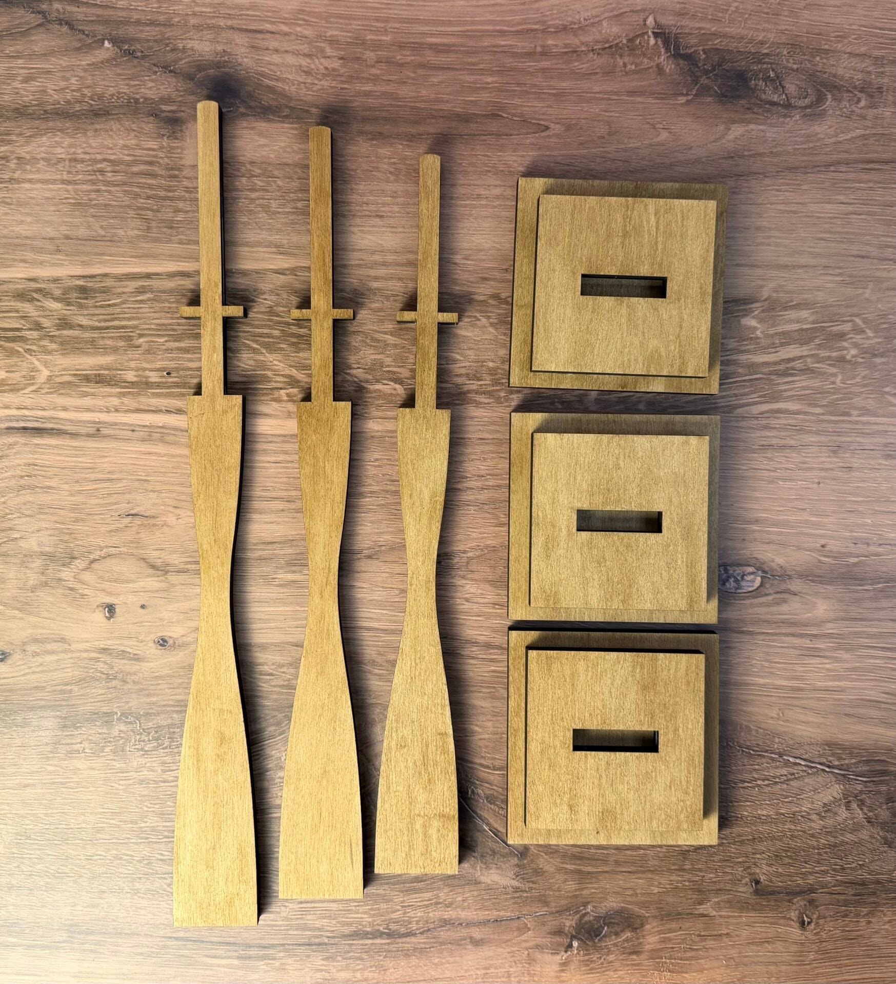 Pennant Stands 2 Interchangeable Set of 3 - Image 3