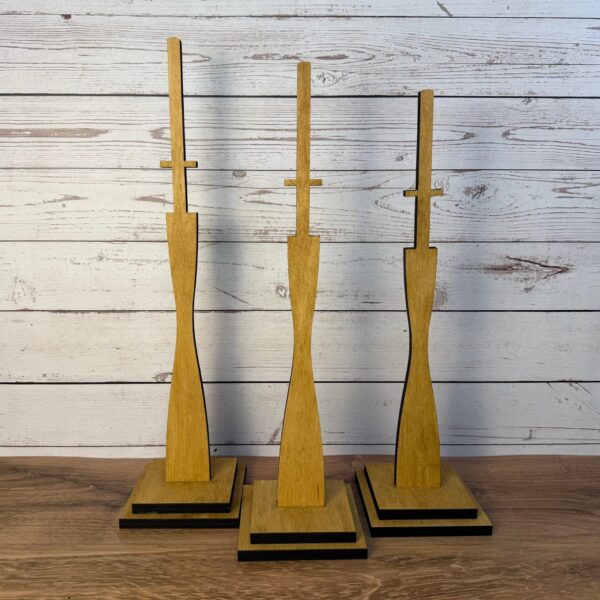 Pennant Stands 2 Interchangeable Set of 3