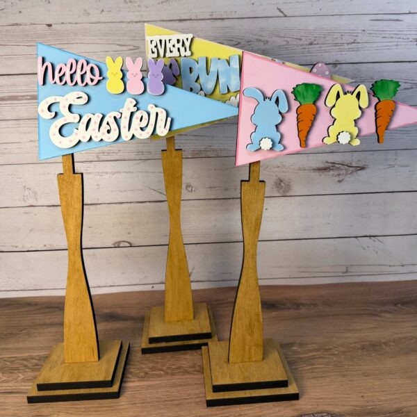 Easter Pennant Interchangeable 3 Piece Set