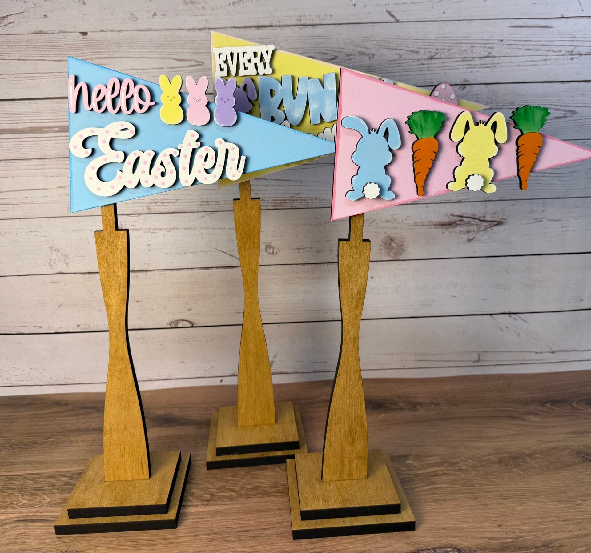 Easter Pennant Interchangeable 3 Piece Set