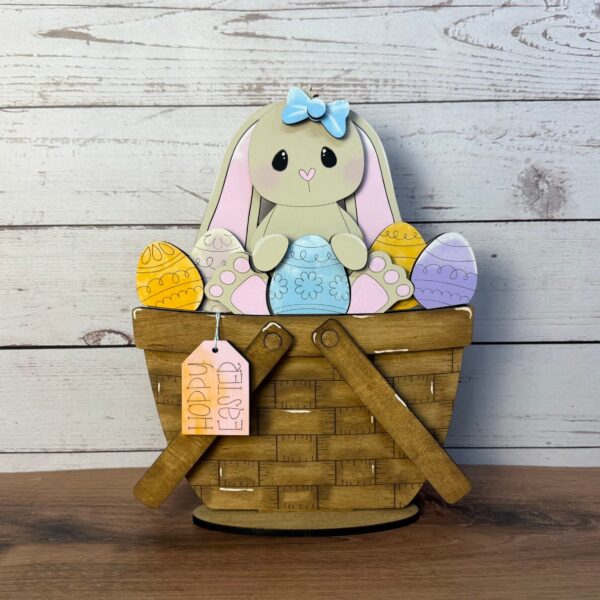 Easter Bunny Eggs For Large Flower Basket Interchangeable Weave Basket
