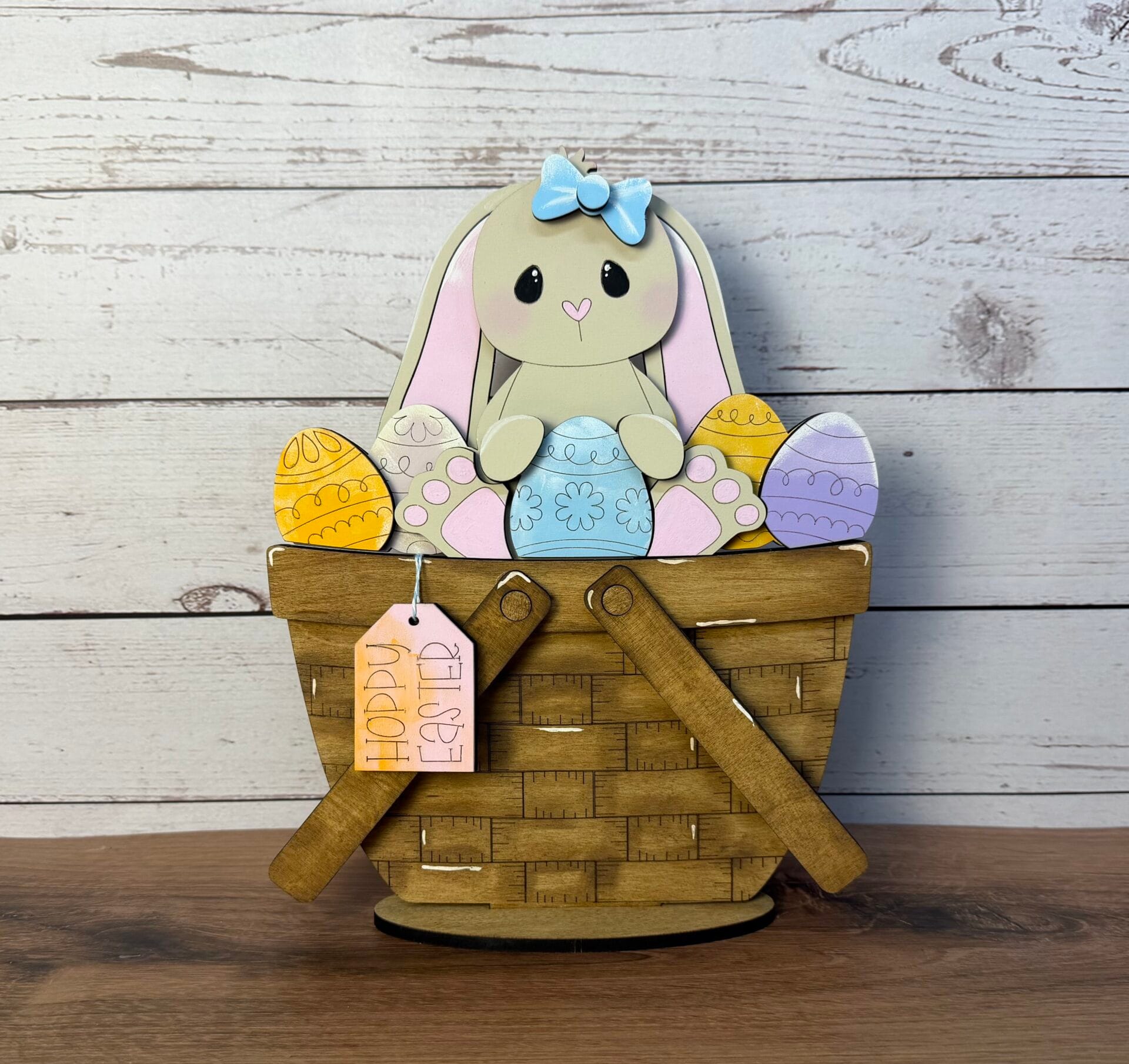 Easter Bunny Eggs For Large Flower Basket Interchangeable Weave Basket