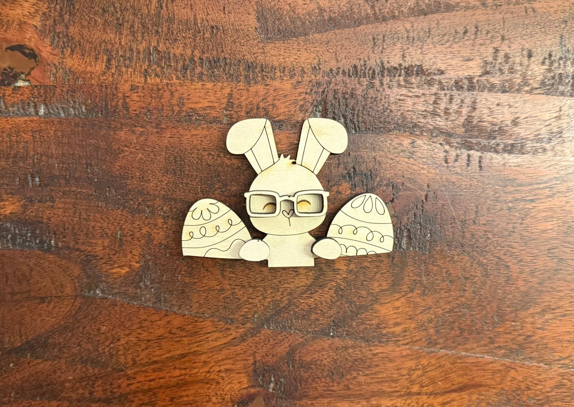 Easter Bunny For Small Flower Basket Interchangeable Weave Basket - Image 2