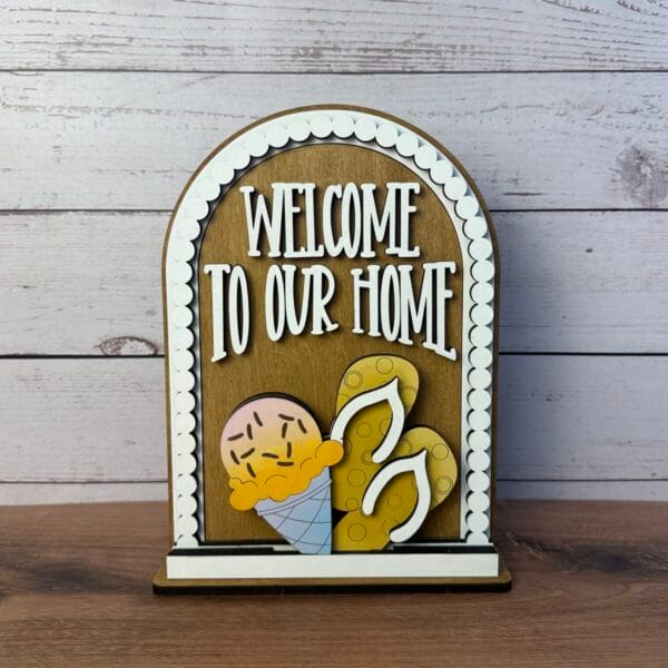 Welcome To Our Home Standard Arch Interchangeables