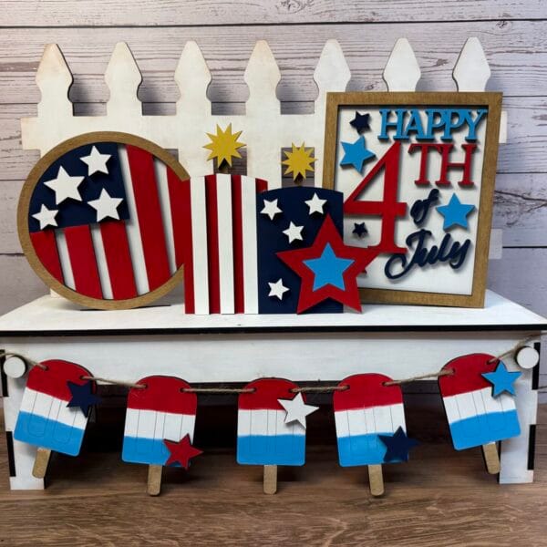 July 4th Interchangeable 4 Piece Set