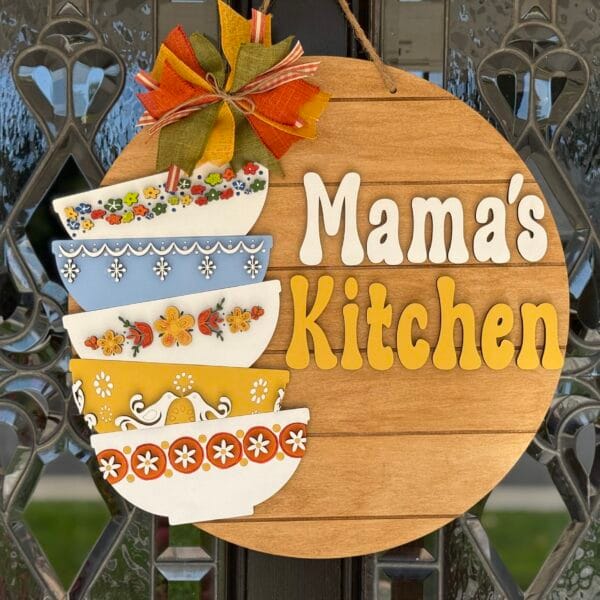 Mama's Kitchen Pyrex Vintage Door Hanger