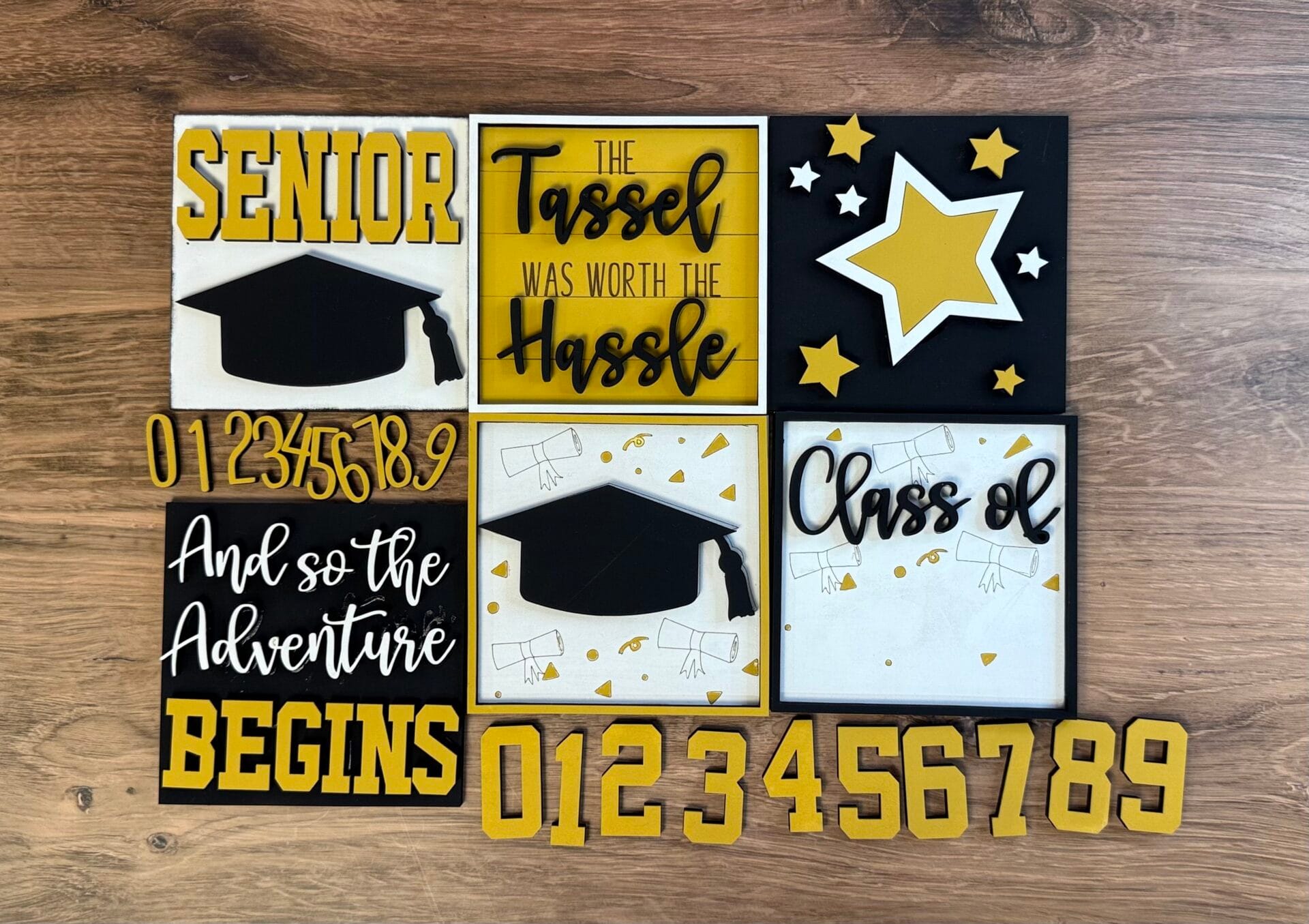Graduation Interchangeable Squares Mix & Match