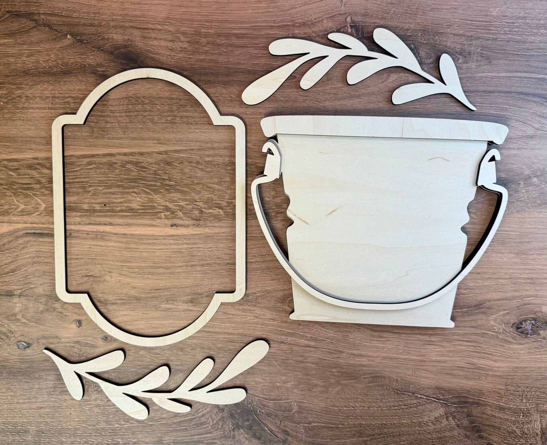 Interchangeable Porch Bucket Sign Leaner ONLY - Image 2