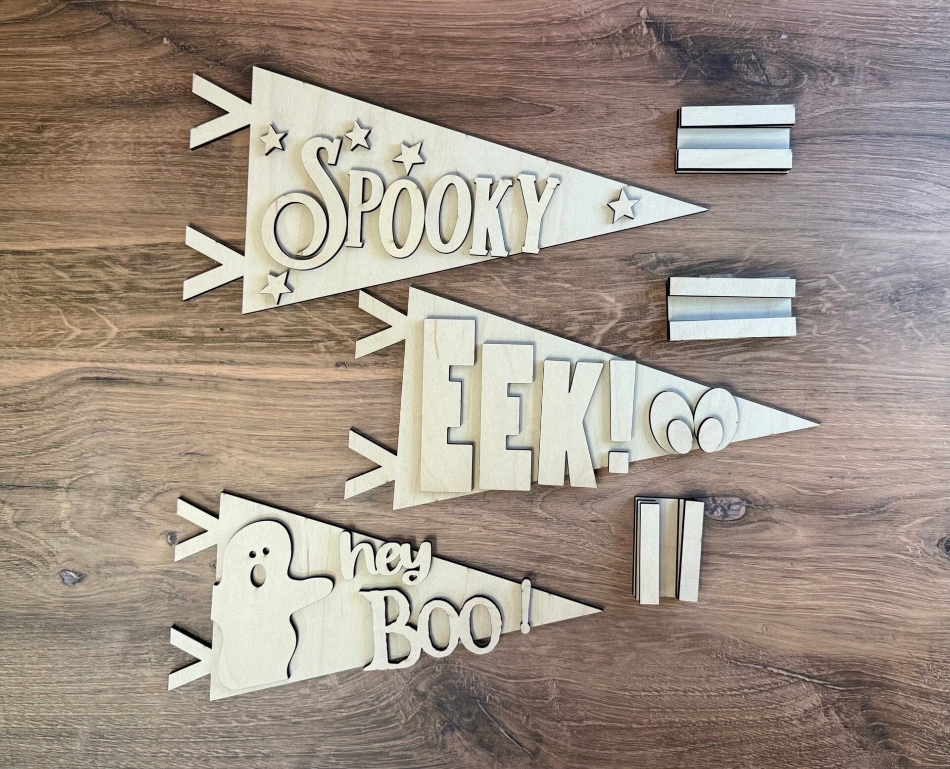 Halloween Pennant Interchangeable 3 Piece Set - Image 2