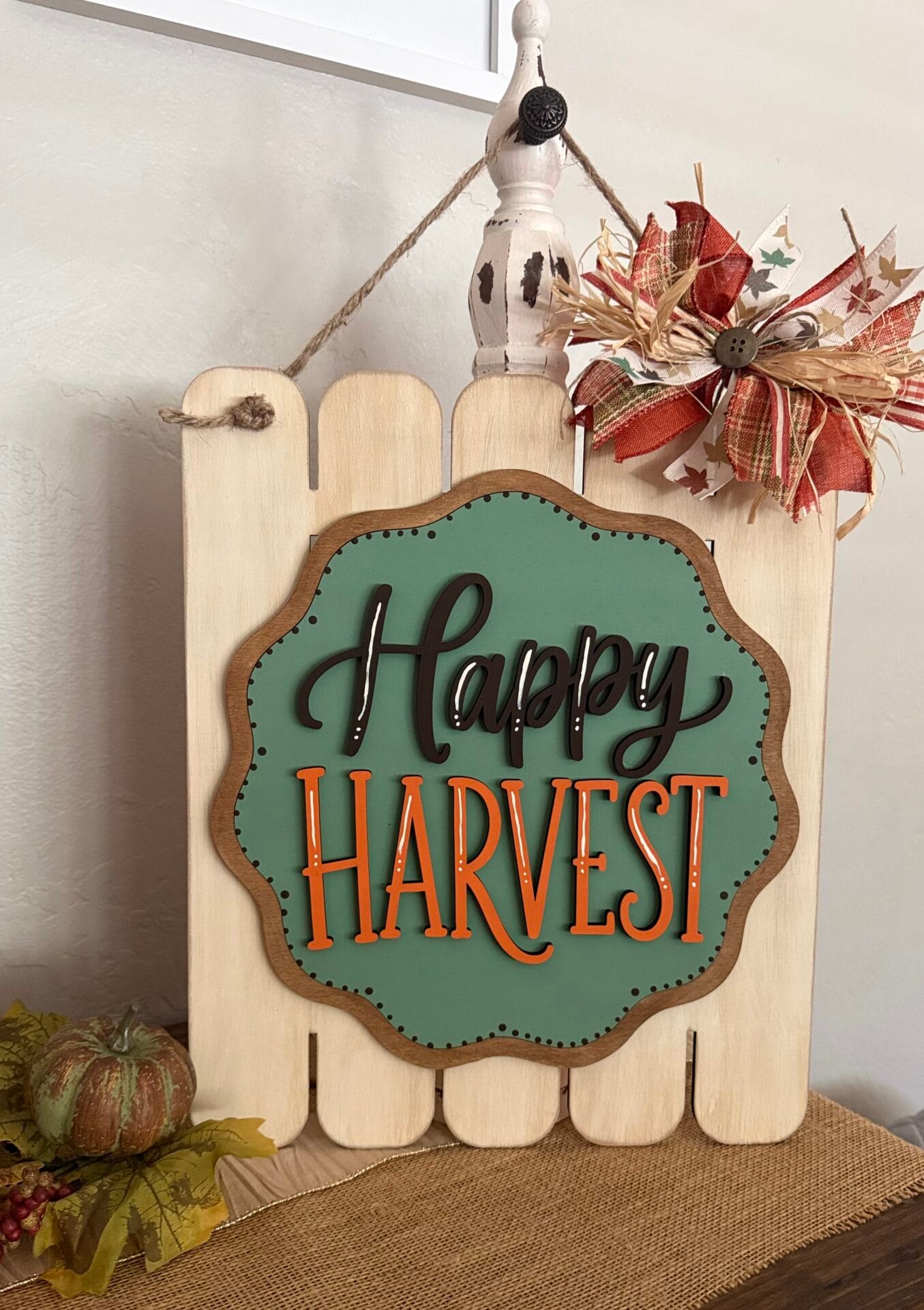 Happy Harvest Fence Door Hanger - Image 8