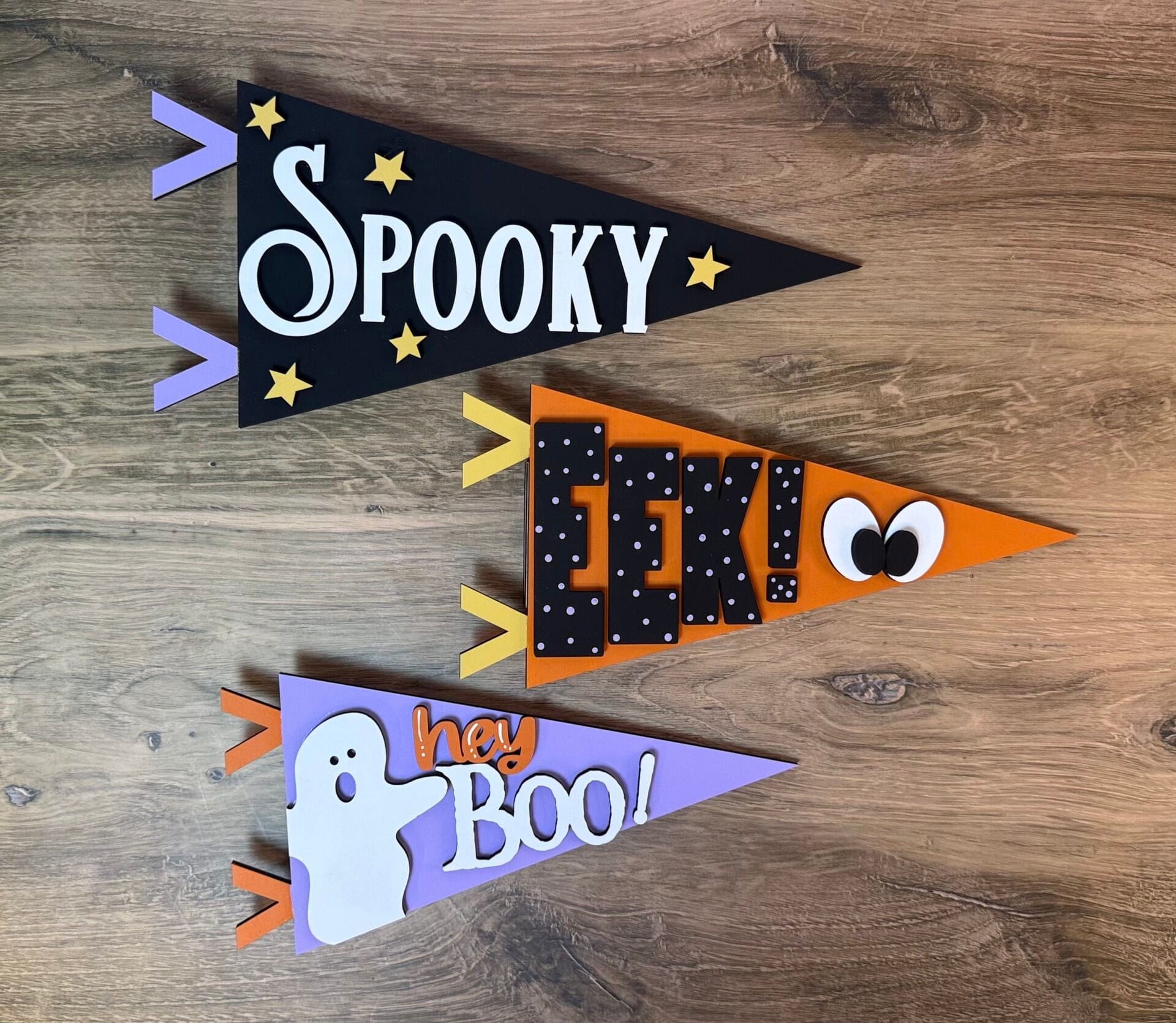 Halloween Pennant Interchangeable 3 Piece Set - Image 4