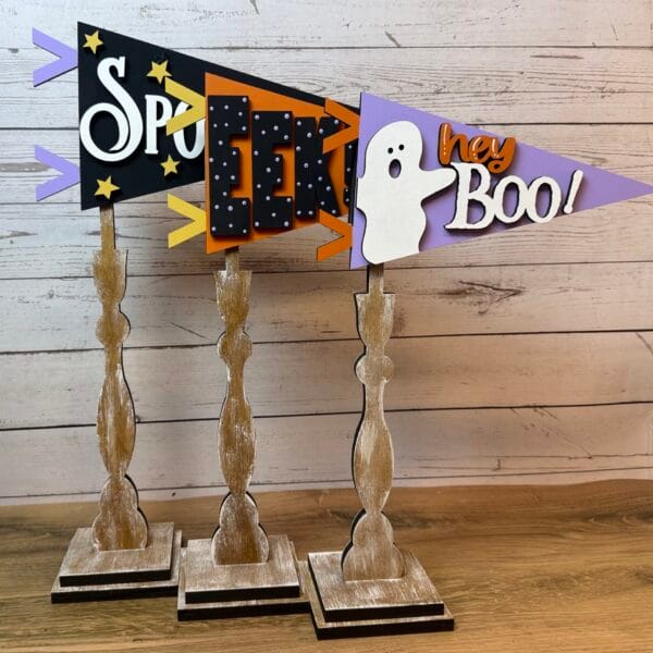 Halloween Pennant Interchangeable 3 Piece Set