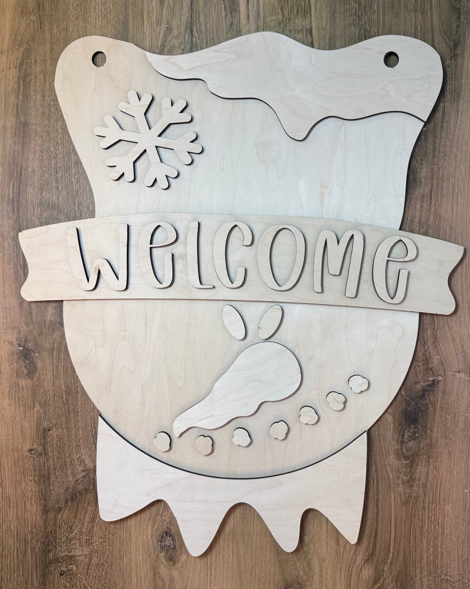 Scarecrow Snowman Reversible Door Hanger - Image 6