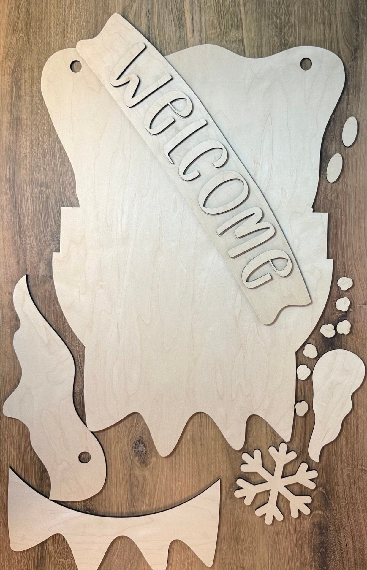 Scarecrow Snowman Reversible Door Hanger - Image 7