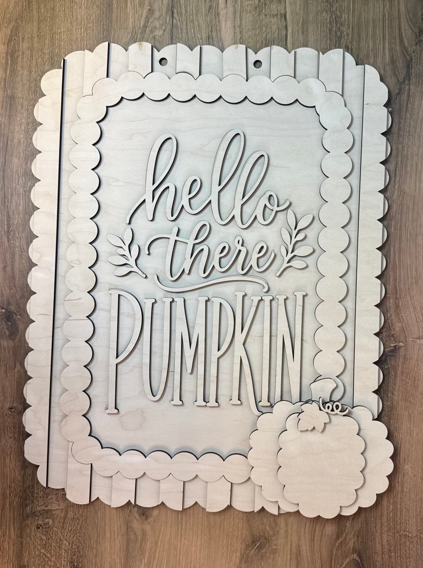 Hello There Pumpkin Door Hanger - Image 2