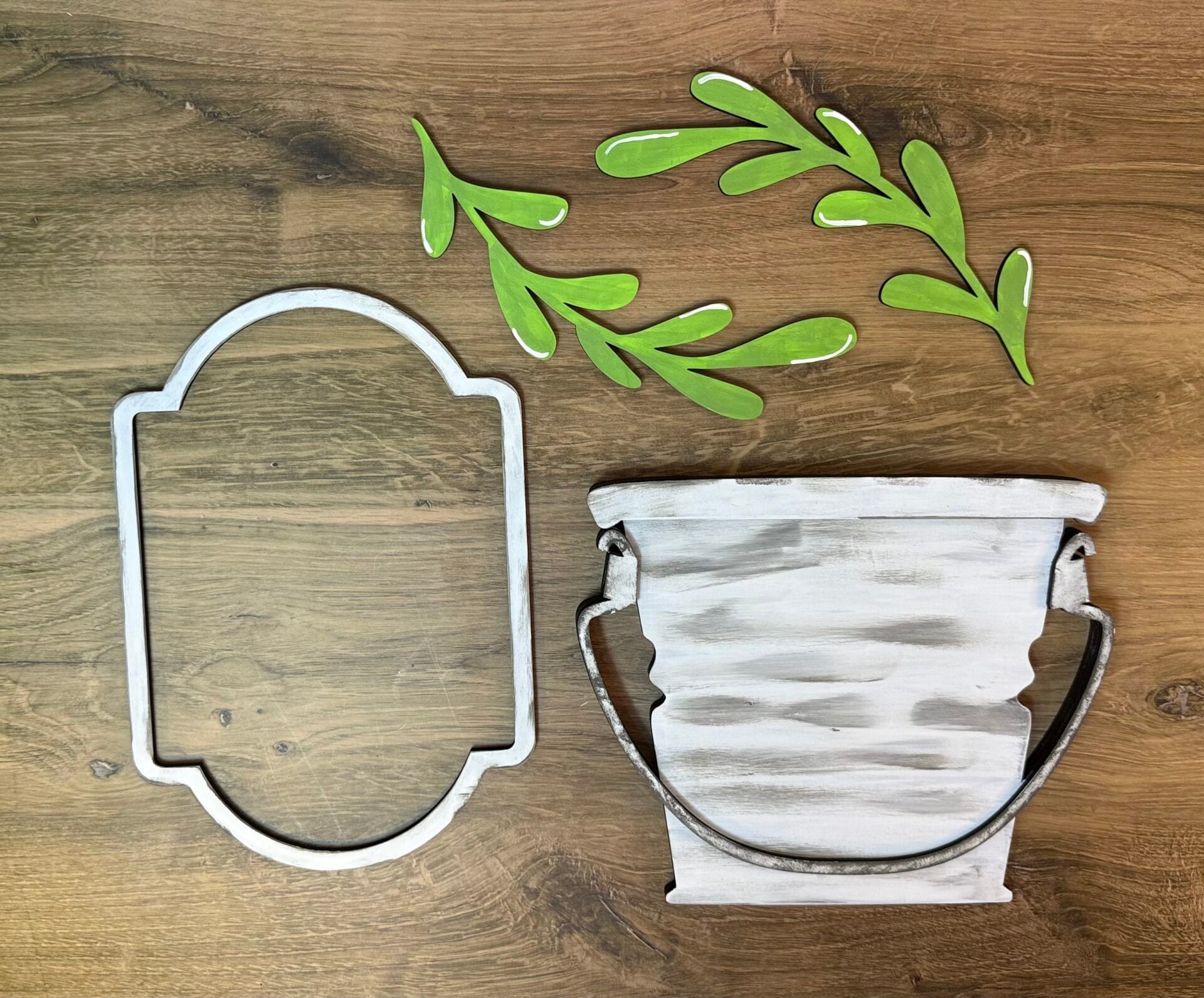 Interchangeable Porch Bucket Sign Leaner ONLY