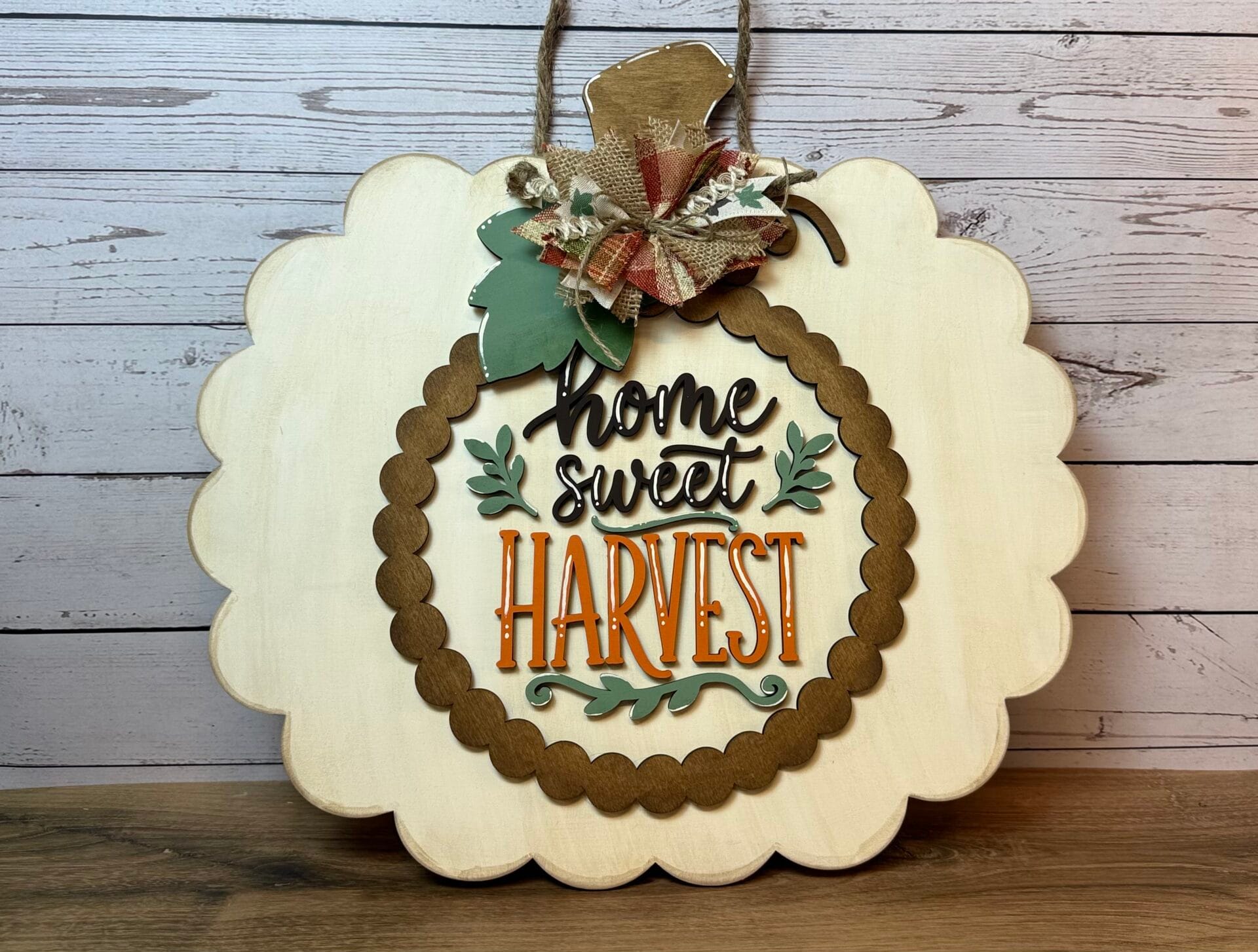 Home Sweet Harvest Pumpkin Door Hanger - Image 5